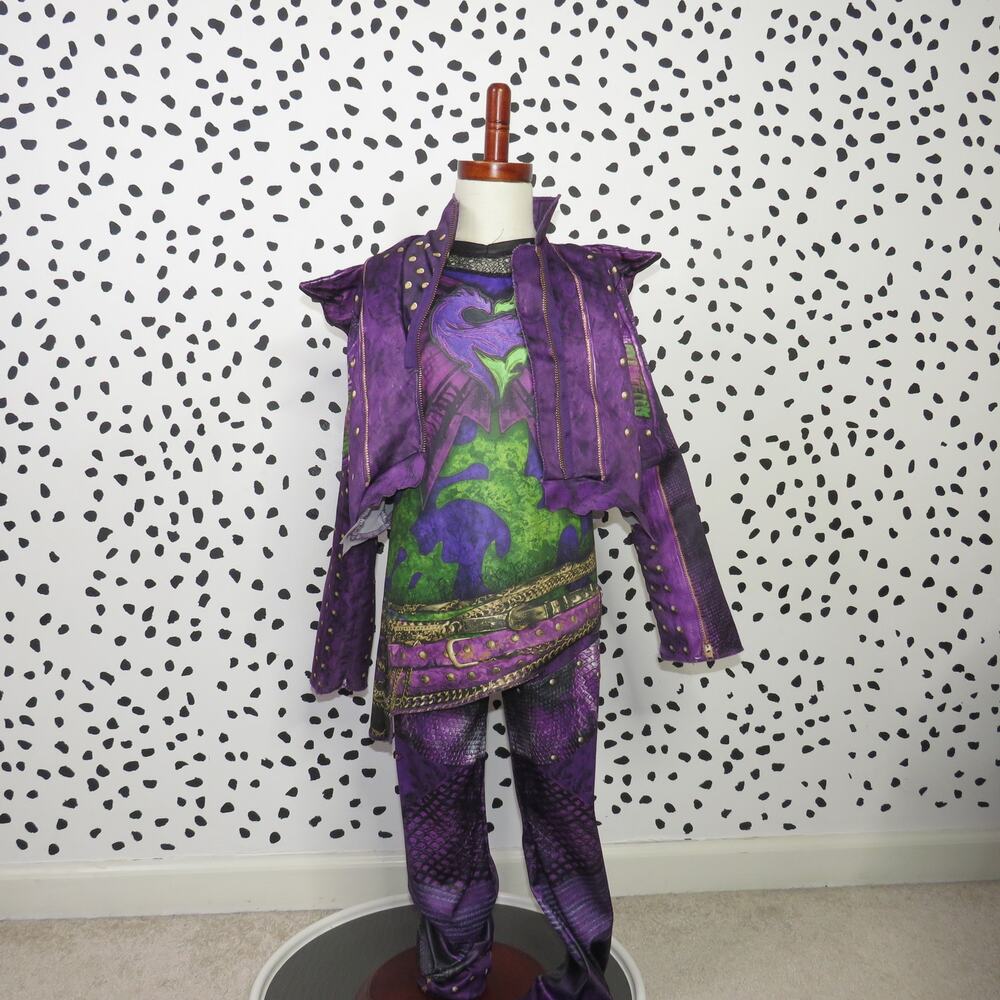 Disney Purple and Green Villain-Inspired Kids Matching Set